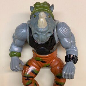 Vintage TMNT Teenage Mutant Ninja Turtles Rocksteady Action Figure